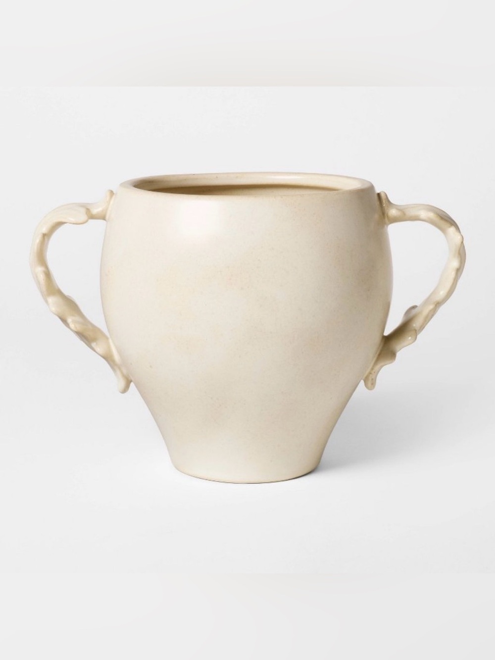 ✨ NEW STUDIO MCGEE short botanical handle ceramic vase